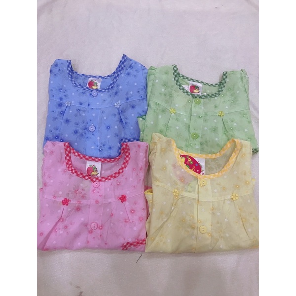 Bộ kate dài tay bông ép cho bé gái từ 3-23kg