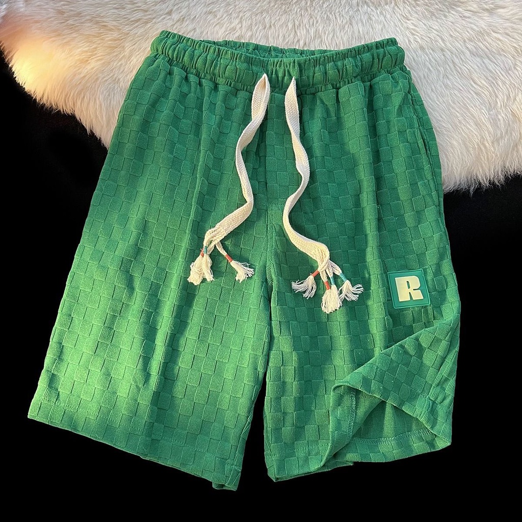 Quần Short Thể Thao Lưng Cao Dáng Rộng Thời Trang Mùa Hè Cho Nam Giới