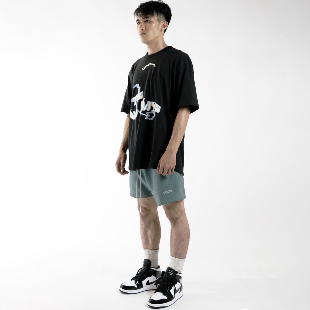 QUẦN SHORT UNISEX MÀU XANH MINT  &quot; LIAM SHORT &quot; 100% FRENCH TERRY DÀY - liamstudio