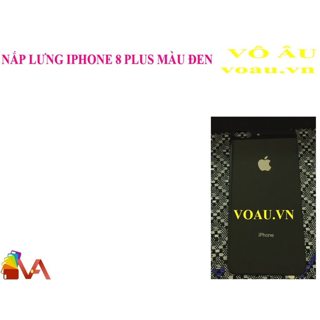 NẮP LƯNG IPHONE 8 PLUS MÀU ĐEN