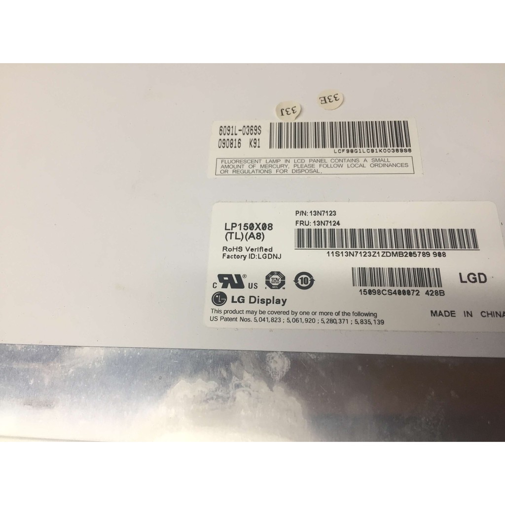 Màn hình LCD Laptop Chạy Đèn cao áp 14 -15 in VUÔNG 30 Pin