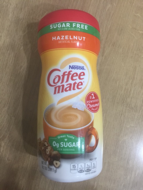 Bột kem sữa béo pha cafe, làm trà sữa, làm kem Nestle Coffee Mate hộp 425gr của Mỹ, date thang 01/2023