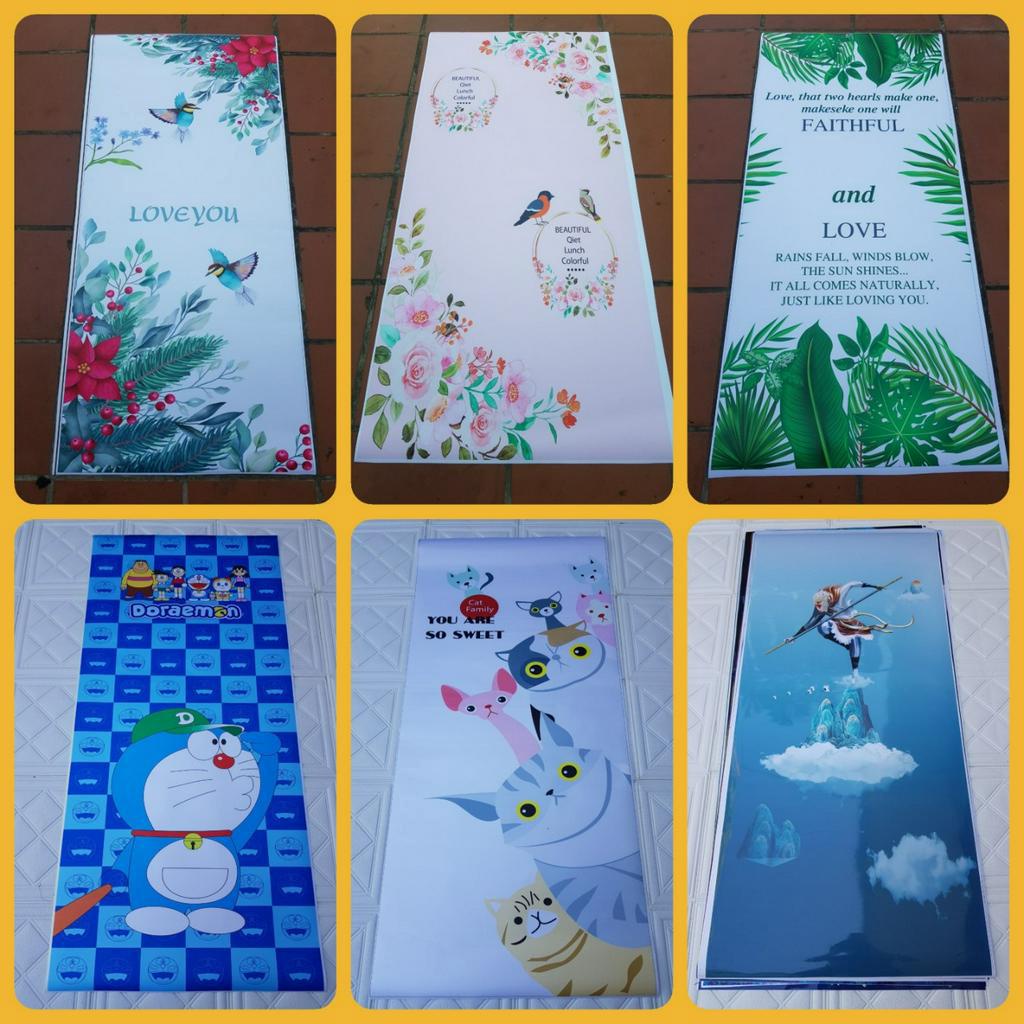 Miếng dán tủ lạnh, keo dính chắc chắn, hình ảnh sắc nét, không phai màu