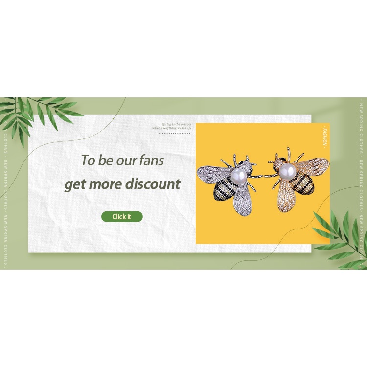 Ghim Cài Áo Hình Chú Ong / Chuồn Chuồn Đính Đá Pha Lê Sang Trọng Cho Nữ