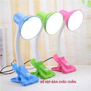 đèn bàn học sinh kèm bóng tránh cận,đèn bàn làm việc kẹp bàn chắc chắn