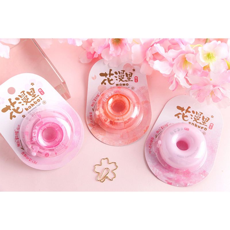 Bút Xóa Kéo Họa Tiết Cherry Dễ Thương Dành Cho Học Sinh