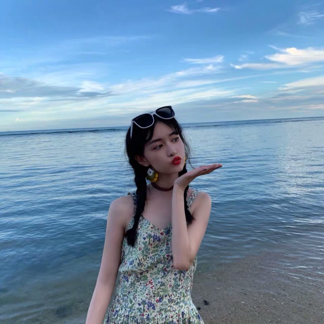Váy xô hoạ tiết ( Huong Ha)
