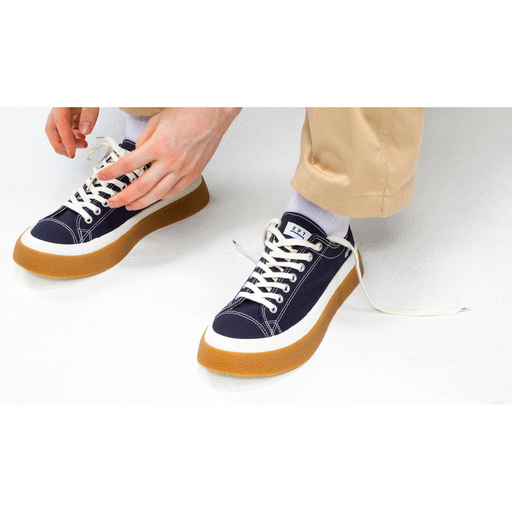 Giày thể thao hiệu EPT - DIVE LAYER (Navy/White/Gum) - Màu xanh đen nam nữ đẹp