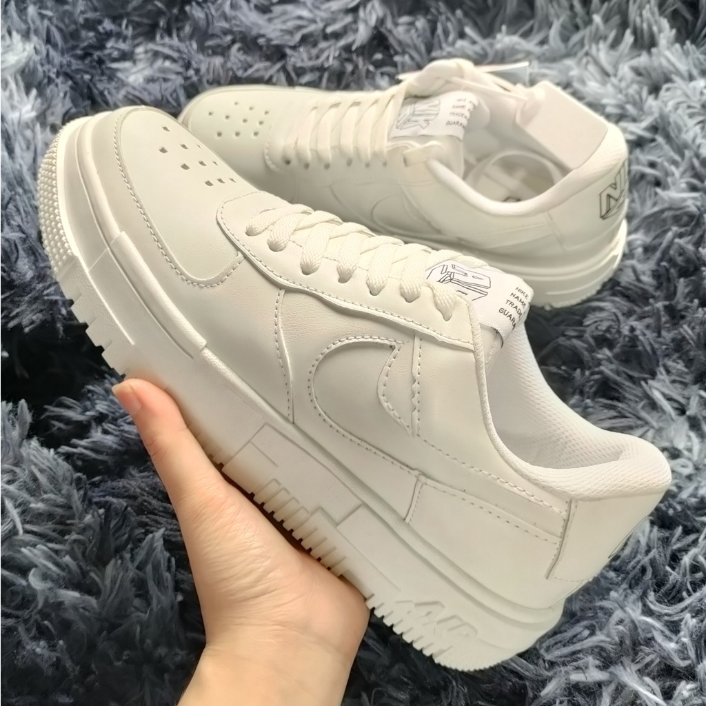 Giày Air Force 1 Low AF1 pixel Trắng shadow, Móc Đen, Vảy Rắn bản mới cực chất hàng mới về đế cao supixel
