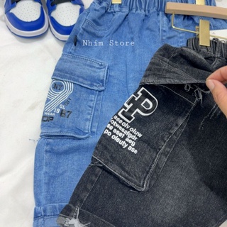 Quần bò (jeans) bé trai size đại 50kg