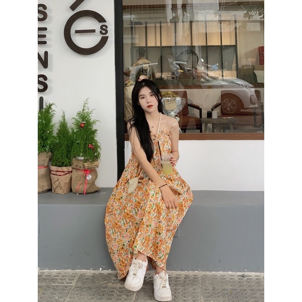 Lyli dress( Đầm maxi hai dây dài) | BigBuy360 - bigbuy360.vn