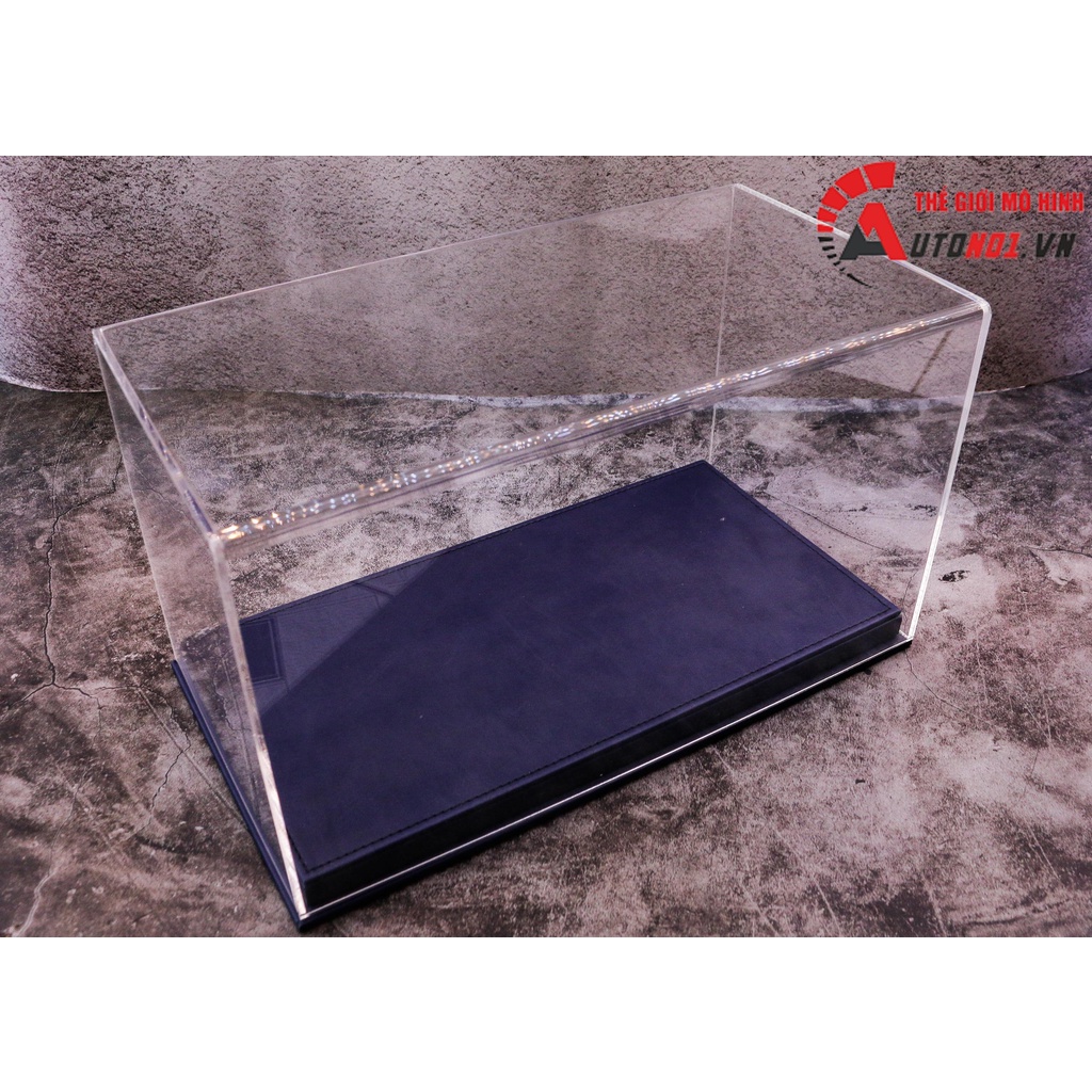 HỘP TRƯNG BÀY MICA CAO CẤP ĐẾ DA 32x17x18CM