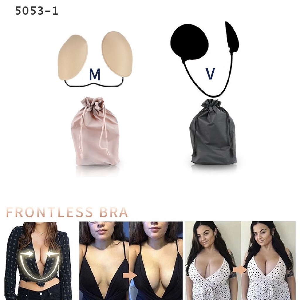 Bộ Miếng Dán Ngực Không Đường May Khoét Sâu Quyến Rũ