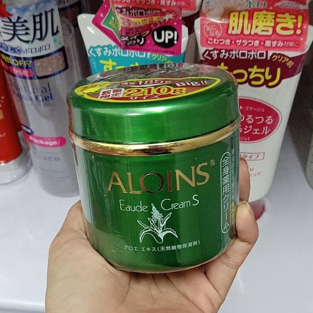 KEM XANH ALOINS EAUDE CREAM S Nhật Bản - Kem Dưỡng Ẩm, Trắng Da Lô Hội