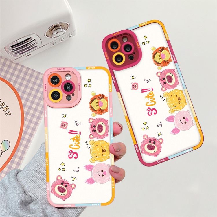 Ốp lưng iphone cạnh vuông lỗ camera animal cute 6splus/7/7plus/8/8plus/x/xs/11/12/13/pro/max/plus/promax-SALE HOT T5-15