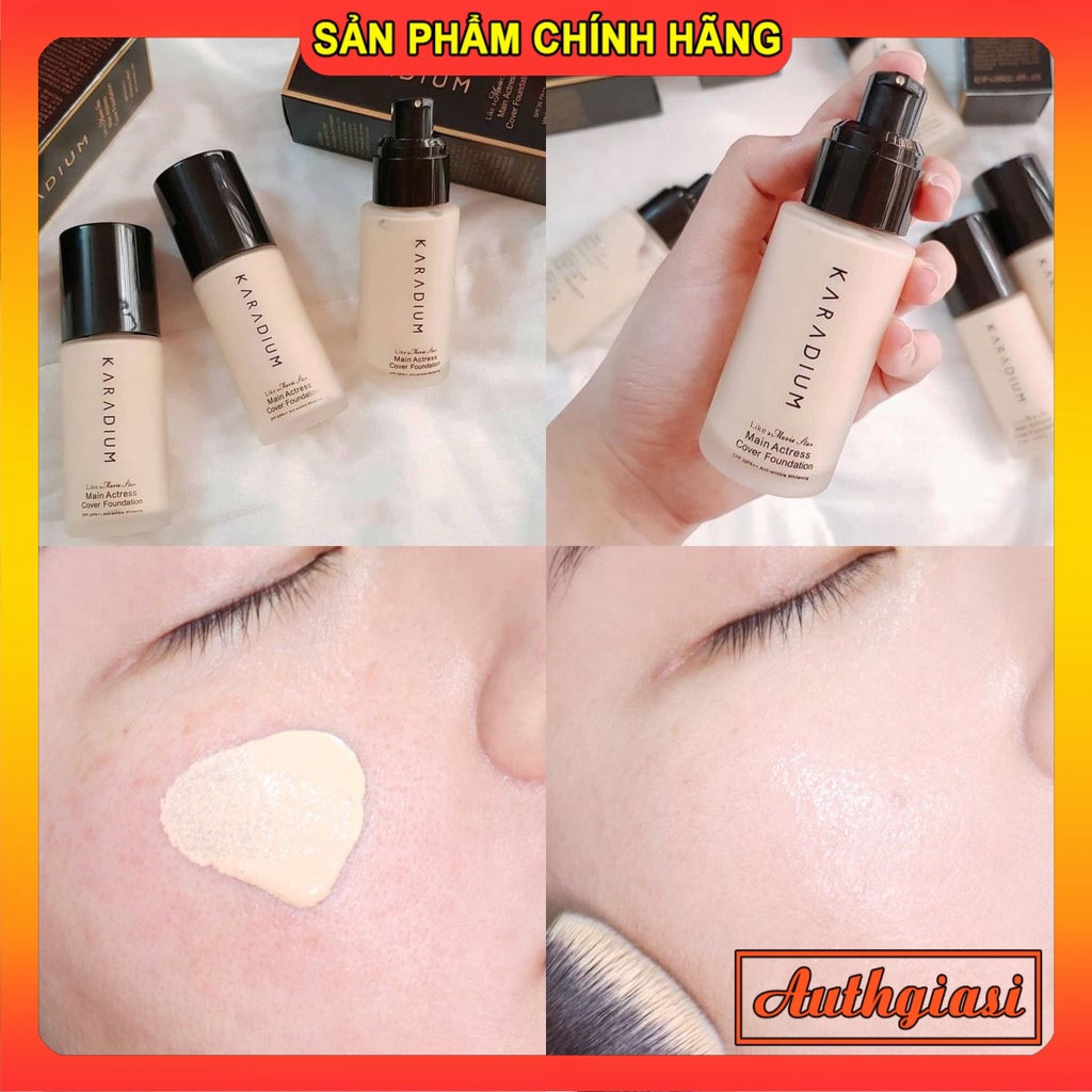 Kem nền lọ Karadium Main Actress Cover Foundation siêu mịn, che phủ tốt