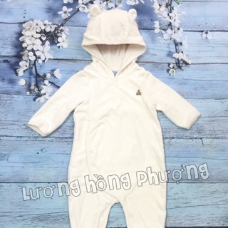 Body nhung tai gấu GAP sz 3-18m