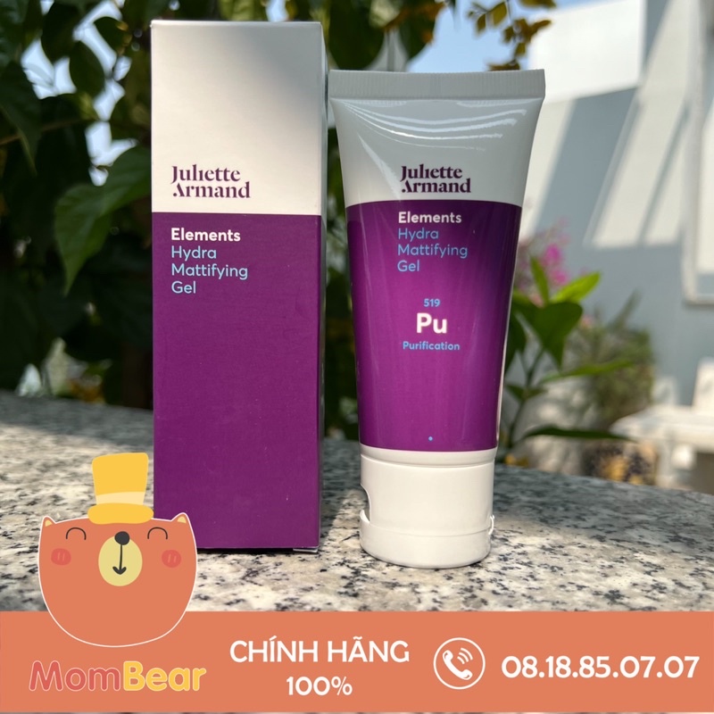 Gel dưỡng ẩm & kiềm dầu cho da dầu, mụn Hydra Mattifying Juliette Armand 50ml