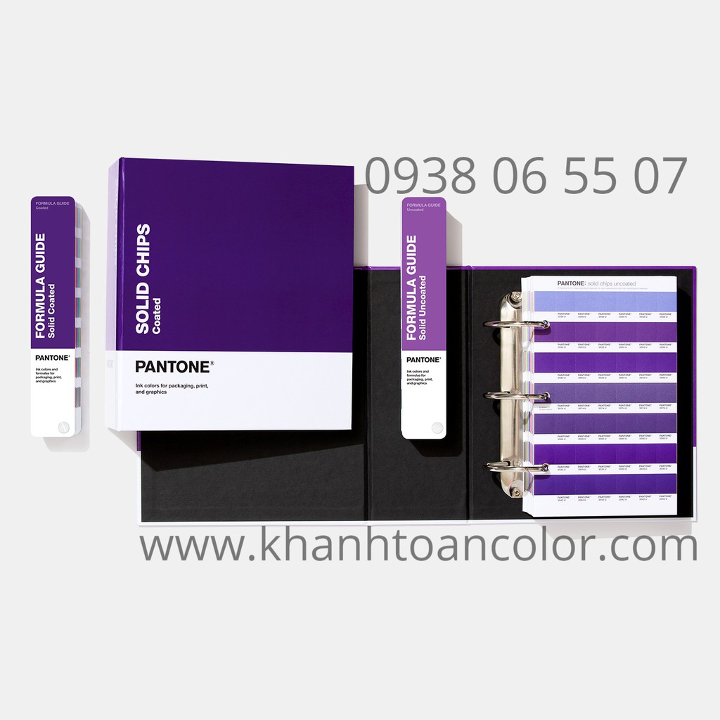 (CHÍNH HÃNG) Bảng màu Pantone Solid Color Set GP1608A - Tổng hợp của Pantone GP1606A và GP1601A năm 2021