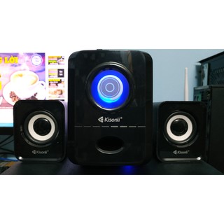 Loa máy tính 2.1 Kisonli U-2900 Âm thanh cực hay - New - Full Box - Chính Hãng - BH 12T
