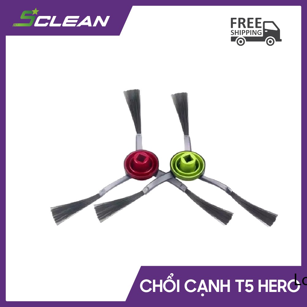 Chổi cạnh robot hút bụi lau nhà Ecovacs T5 Hero, Ozmo 950, DX96 - Hàng Chính Hãng