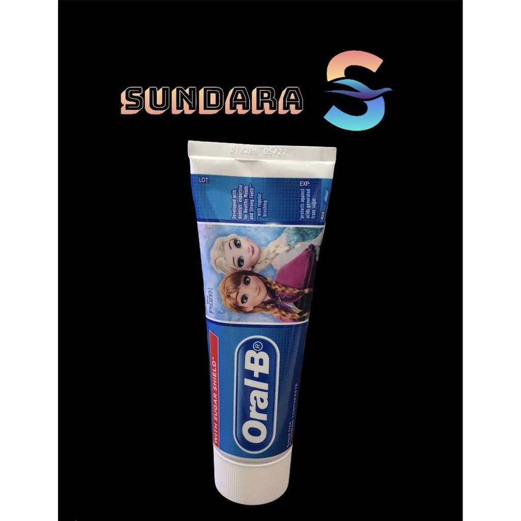 Kem Đánh Răng Trẻ Em ORAL-B Kids 3 & 6 Years Sugar Shield 92G Ngừa Sâu Răng Toàn Diện - Chính Hãng