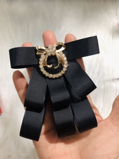 Cài áo nơ phối nơ. KT 6 x 8cm