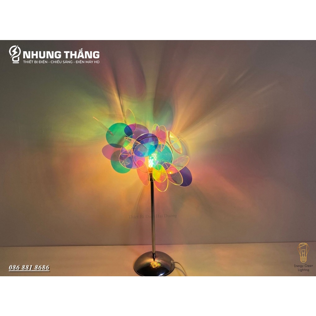 Đèn Trang Trí Vòng Cực Quang Đa Sắc Siêu Đẹp DB-913,DB-914 - 2 Kích Thước - Trang Trí Phòng Ngủ Lãng Mạn