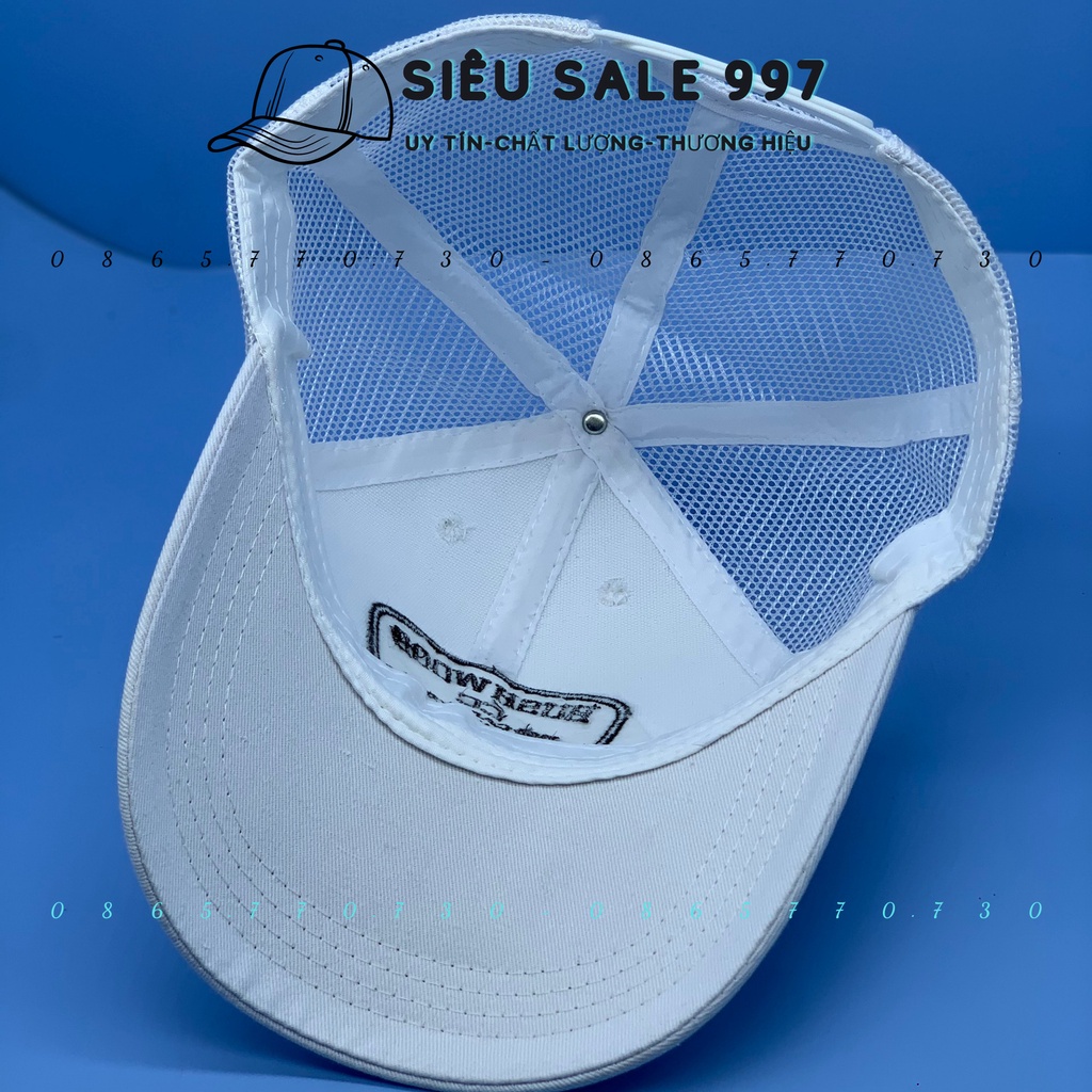 NÓN KẾT BUSHWOOD PHỐI LƯỚI THOÁNG KHÍ THỜI TRANG NAM NỮ