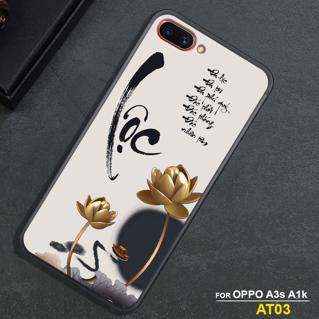 Ốp lưng OPPO IN HÌNH CHỮ THƯ PHÁP dành cho máy OPPO A3S-A1K