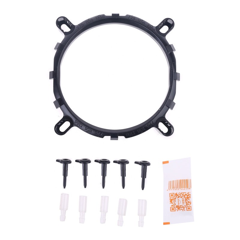 Quạt Tản Nhiệt Cpu 2 Ống Đồng Có Đèn Led 5 Màu 5 Màu Cho Lga / 2011 / 115x / 775 3 Pin