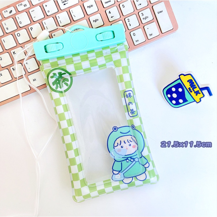 Túi Đựng Điện Thoại Chống Nước Dạng Phao Cute