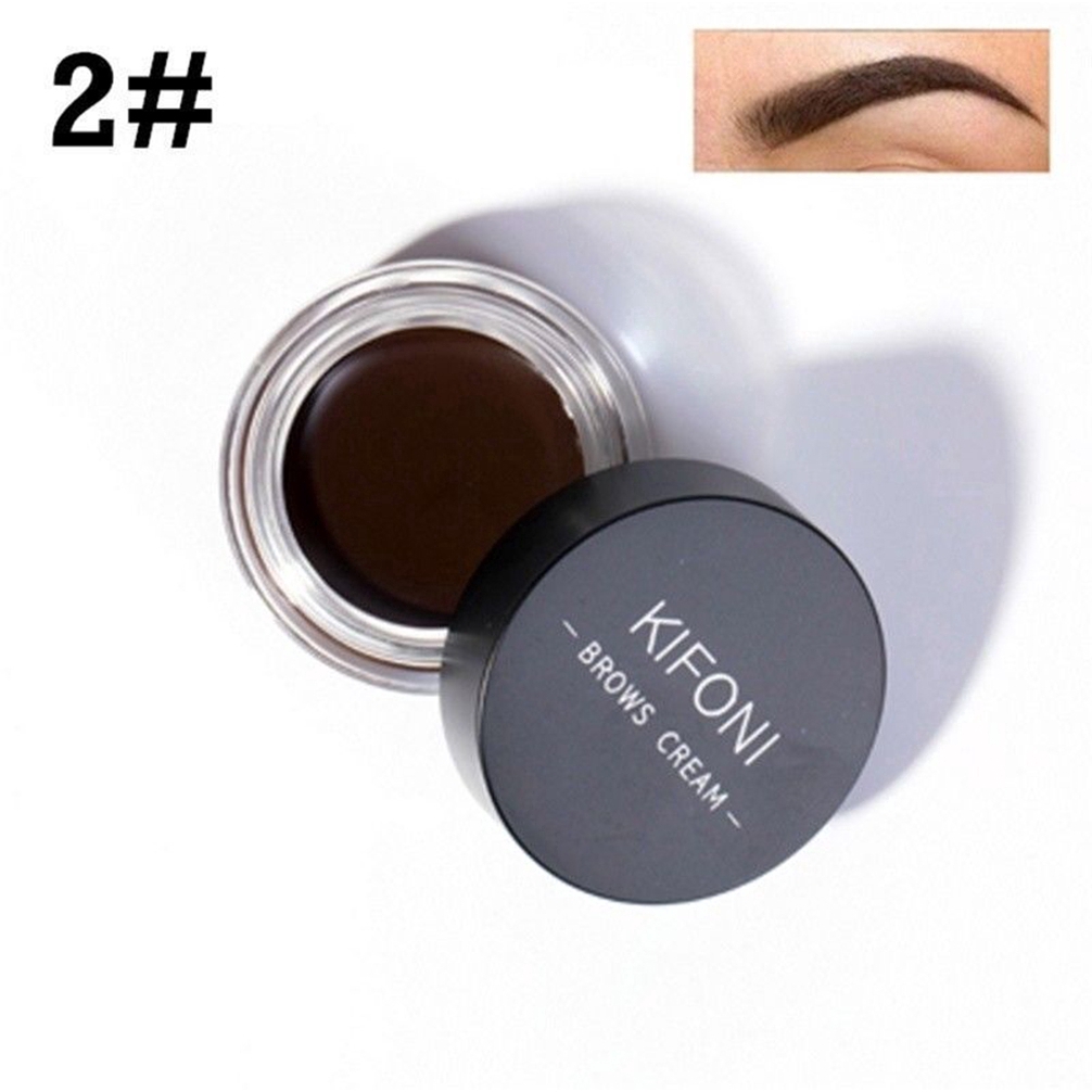 [Hàng mới về] Kem vẽ lông mày Kifoni với 5 màu tùy chọn kèm cọ trang điểm