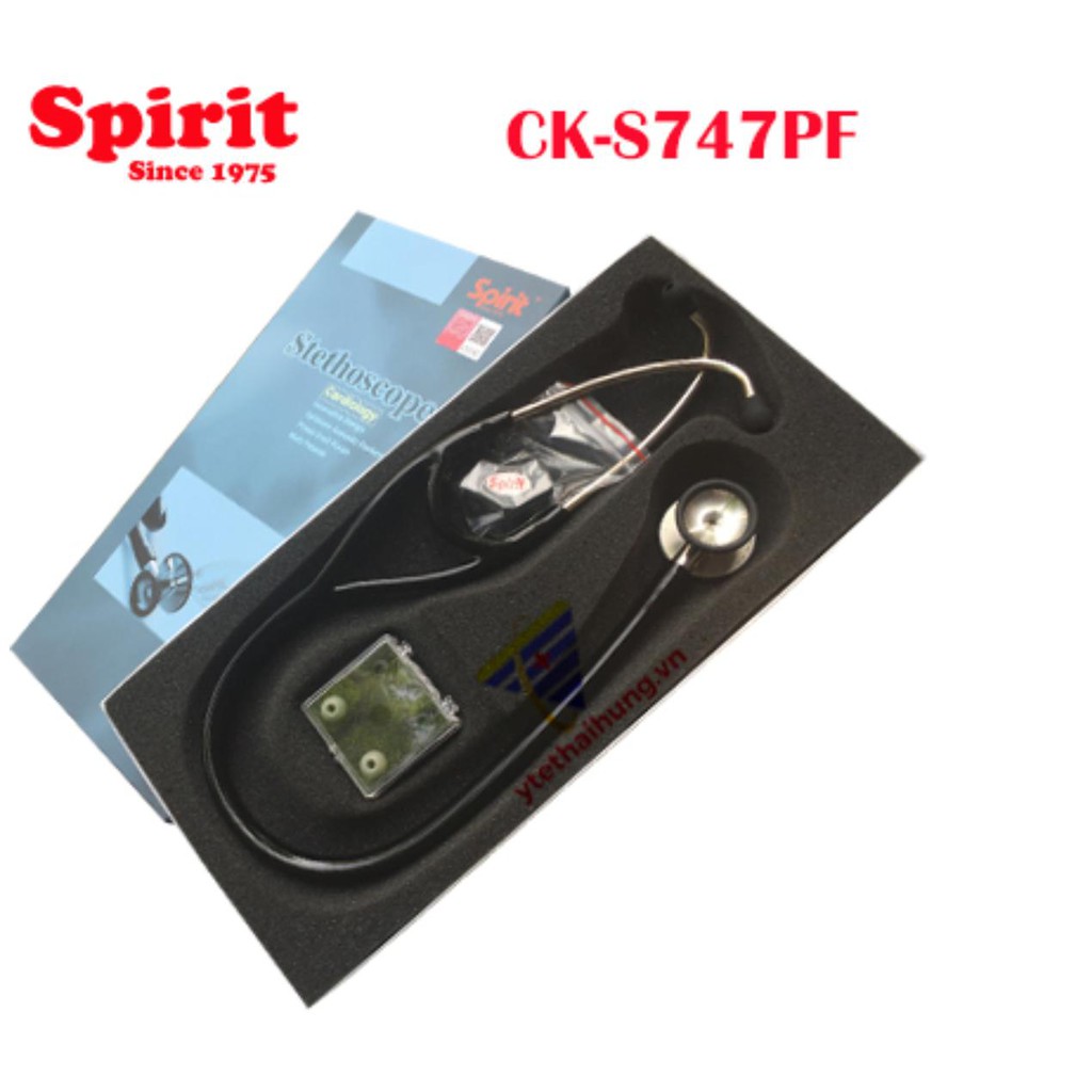 Spirit Ống nghe tim mạch 2 mặt cao cấp  Spirit CK- S747PF