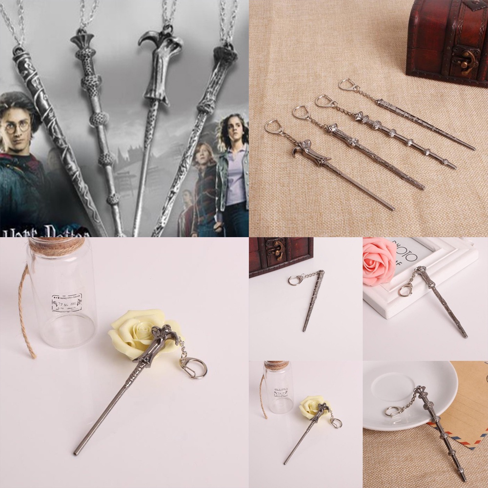Móc khóa hình gậy phép thuật Harry Potter sáng tạo