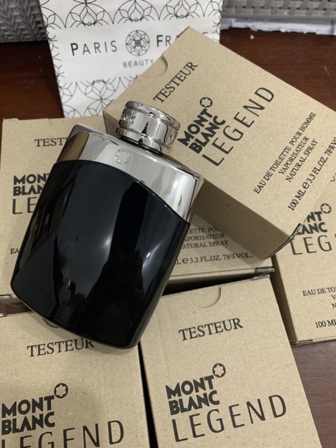 Nước hoa nam tester mont blanc legend 100ml (hộp tester như hình, tặng 1 vials)