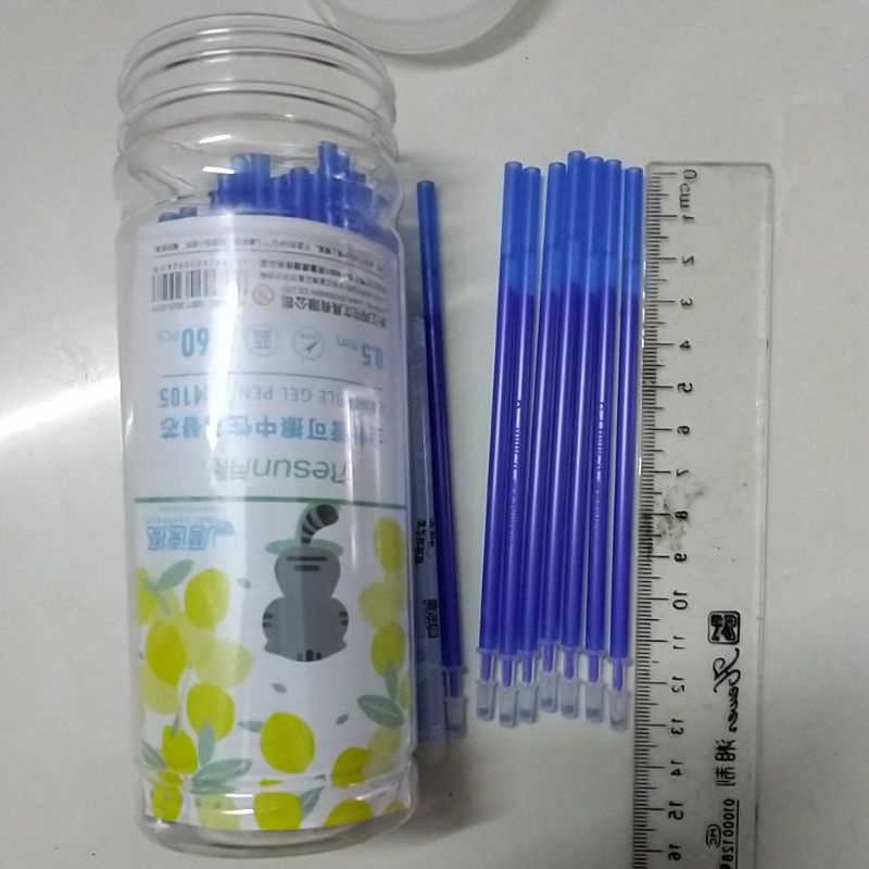 Combo 10 ruột bút bay mầu ngòi nhỏ 0.5mm