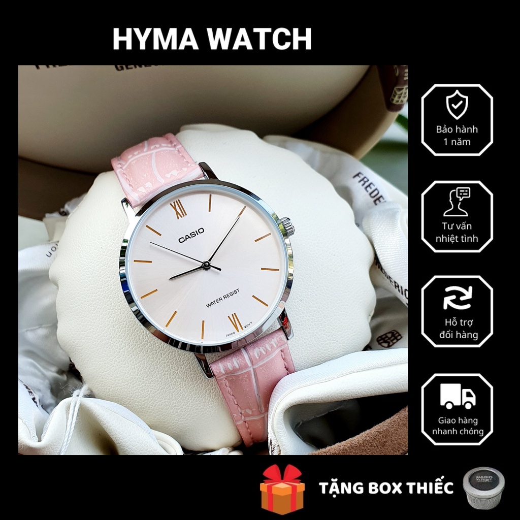 Đồng hồ nữ dây da Casio LTP VT01L-4B Bảo hành 1 năm Hyma watch