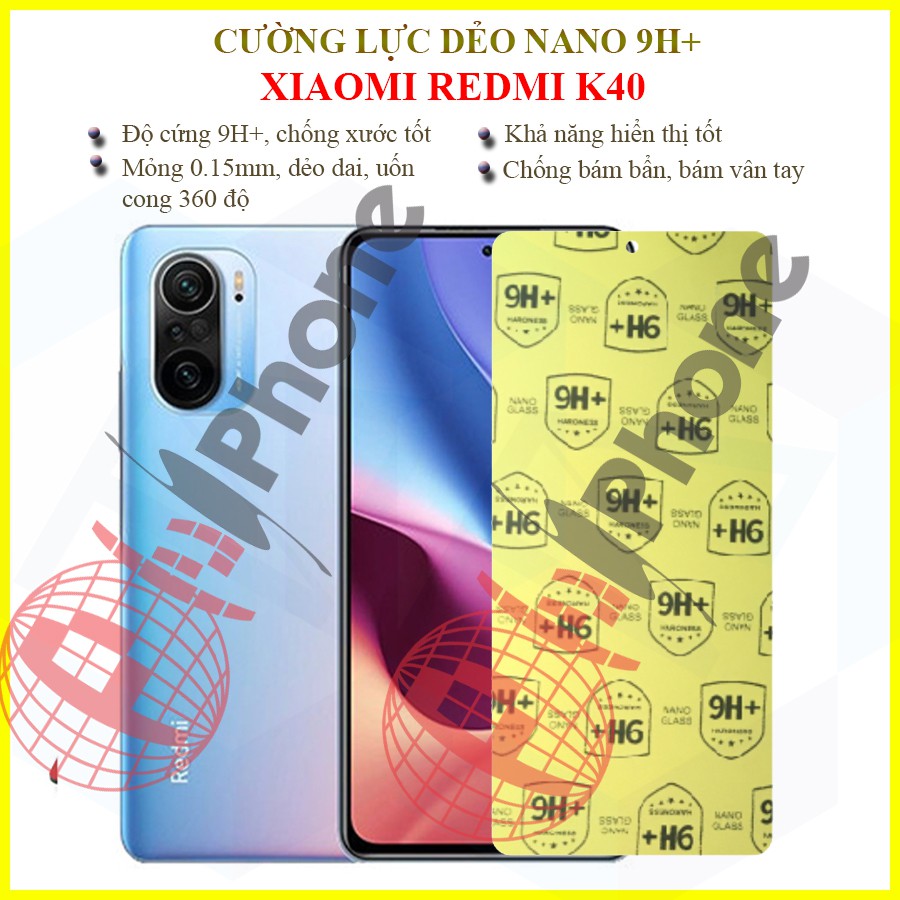 Dán cường lực dẻo nano Xiaomi Redmi K40