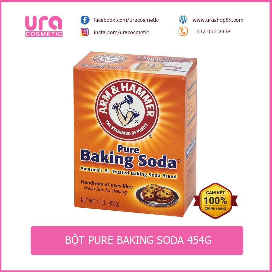 BỘT PURE BAKING SODA USA MỸ 454G