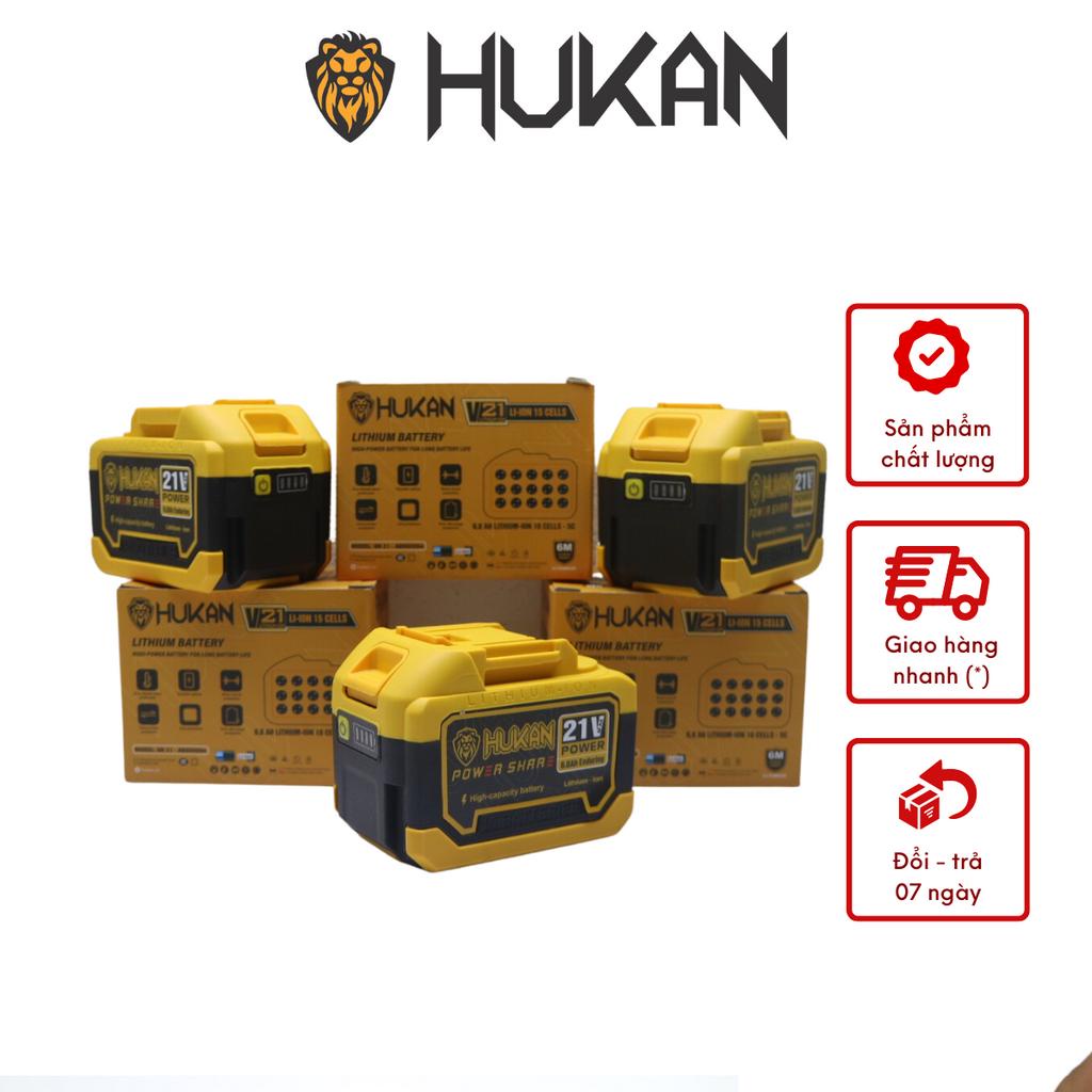 Pin HUKAN 15cell 21V HK21- ABS6000s chân pin phổ thông dung lượng cao