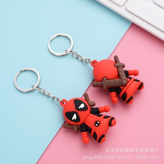 Móc khóa Deadpool kèm dây.
