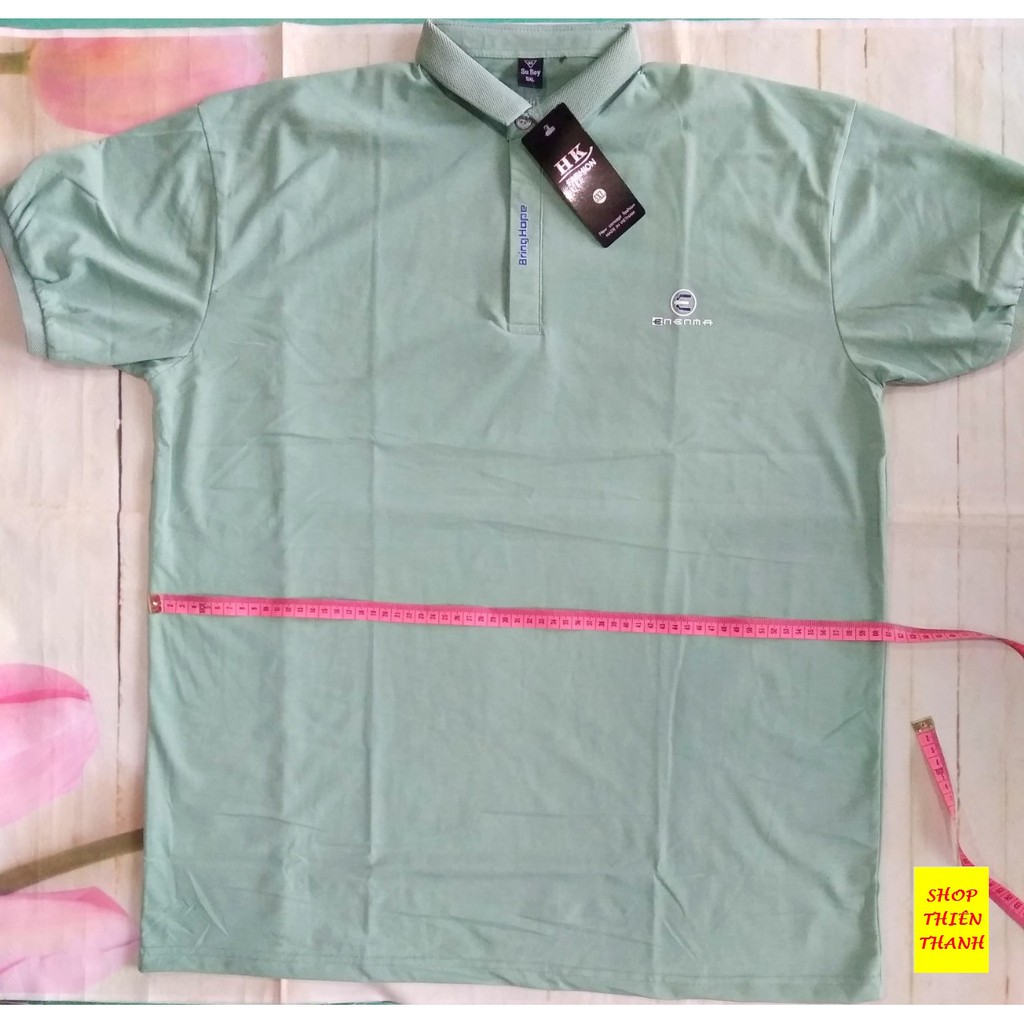 Áo thun nam big size cổ bẻ vải cotton tối đa 150kg | BigBuy360 - bigbuy360.vn