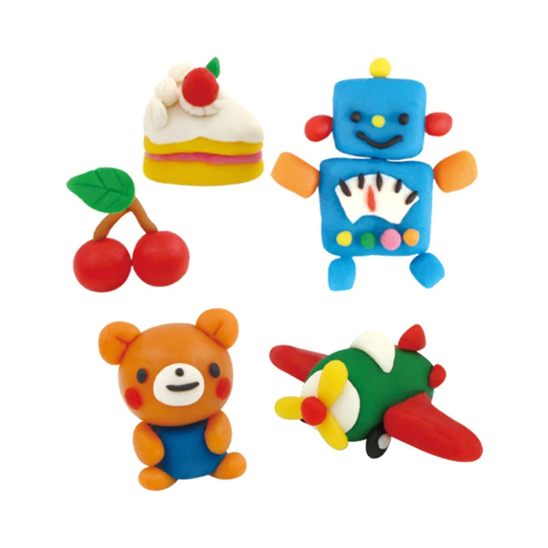 Daiso Đất Sét Colored Wheat-Flour Modeling Dough(12 Colors Sets)