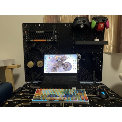 Tấm bảng pegboard ROG treo tường KEA131 76*56 treo tường decor gaming