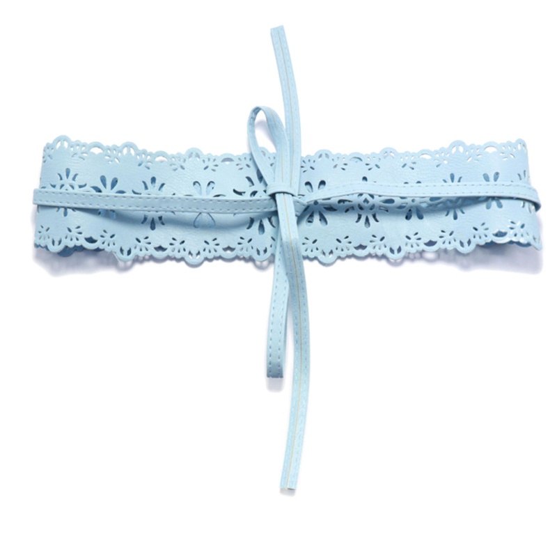 Thắt Lưng Da Bản To Đục Lỗ Thời Trang Cho Nữ