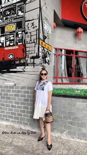 Bigsize Đầm đuôi cá dập ly D15