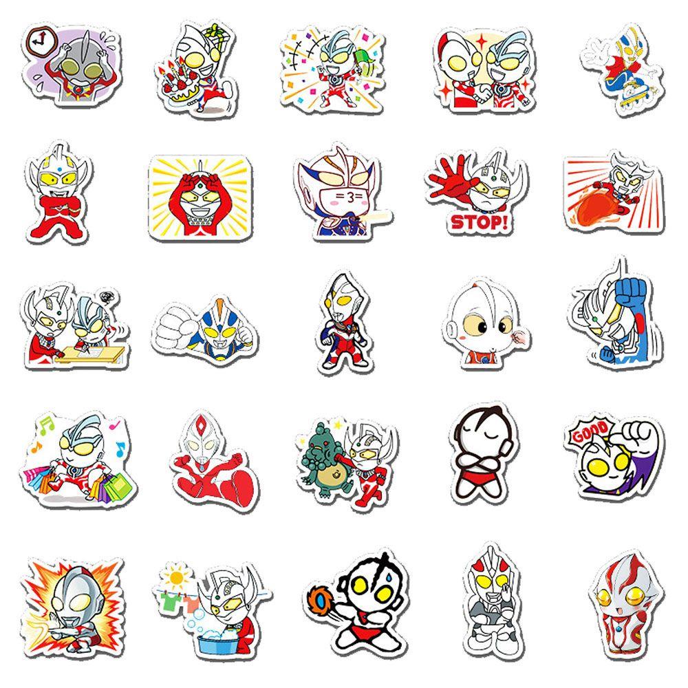 Bộ 52 Miếng Dán Chống Thấm Nước Hình Doraemon Trang Trí Vali Ván Trượt
