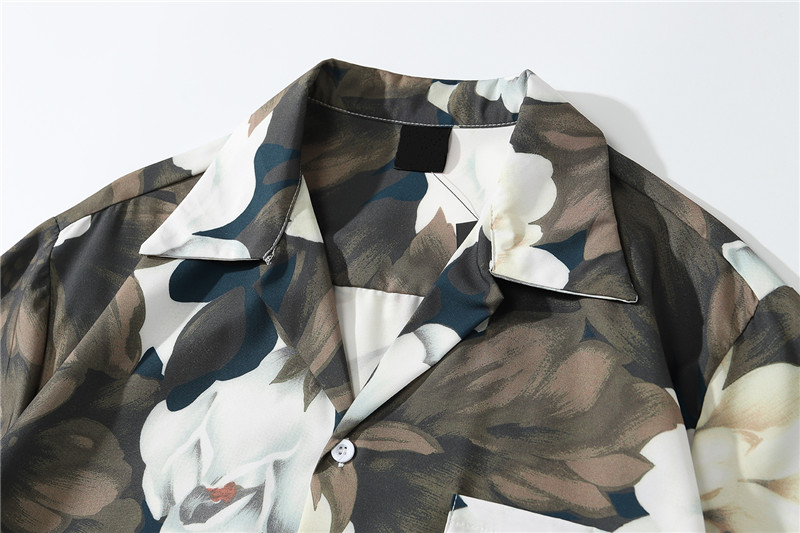 Áo Sơ Mi Nam Ngắn Tay Có Cổ In Hoa Thời Trang | BigBuy360 - bigbuy360.vn