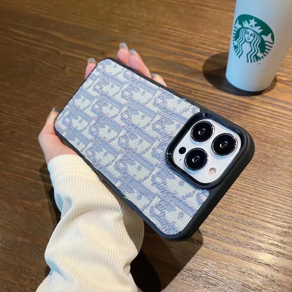 Ốp Điện Thoại Thêu Logo Sang Trọng Cho iphone 12mini 13mini 13 Pro Max i13 13pro 11 Pro Max i11 iX Xs XR Xs Max 7plus 8plus 12Pro 12 Pro Max